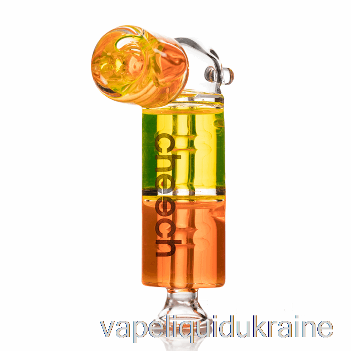 Vape Liquid Ukraine Cheech Glass Dual Freezable Hand Pipe Orange / Yellow